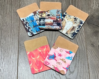Western Phone Wallet/ Card holder for phone/  Wester Wallet/ Wester Card Holder/ Card holder/ Phone Wallet/Card Holder/ Wallet / Card Catty