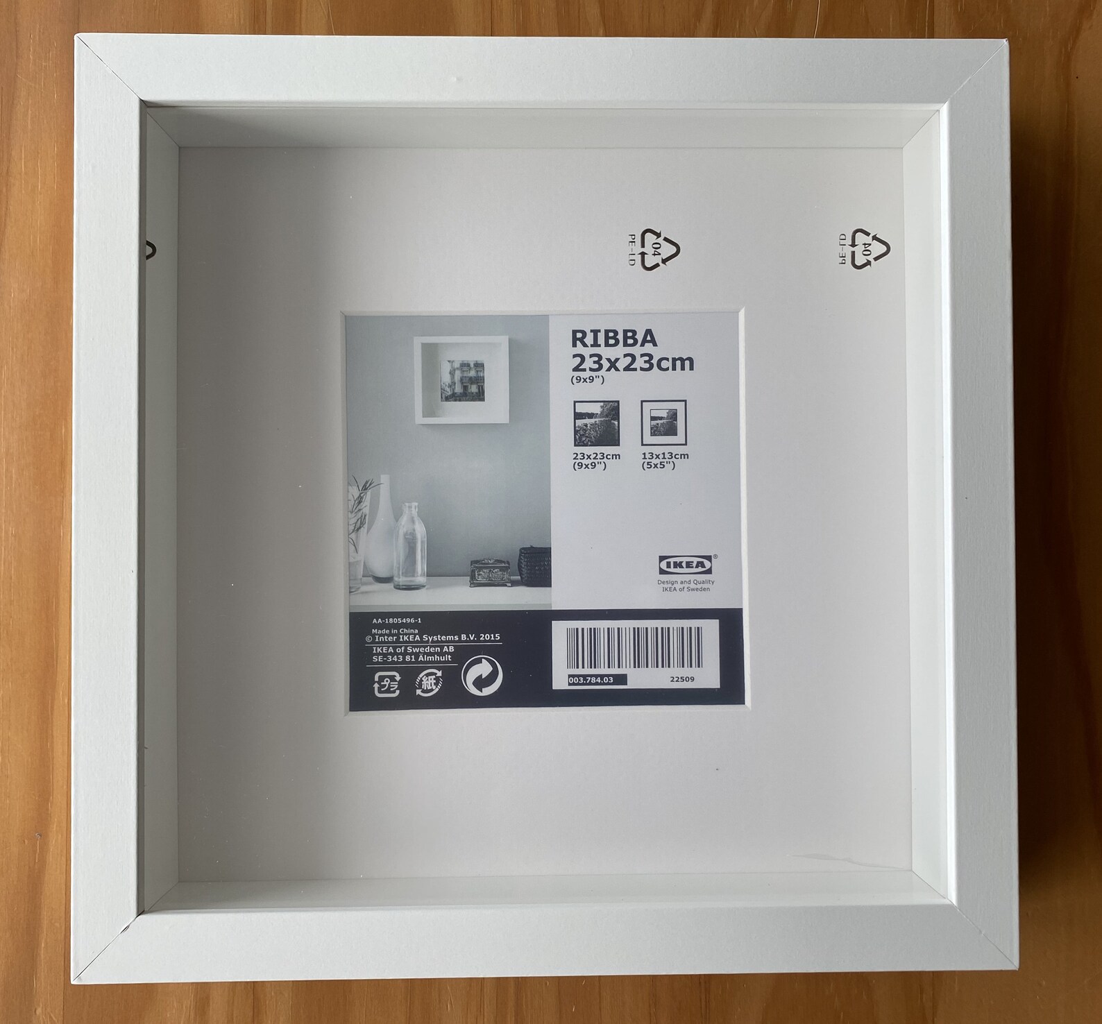 Shadowbox Frame white IKEA RIBBA 9 x 9 Etsy