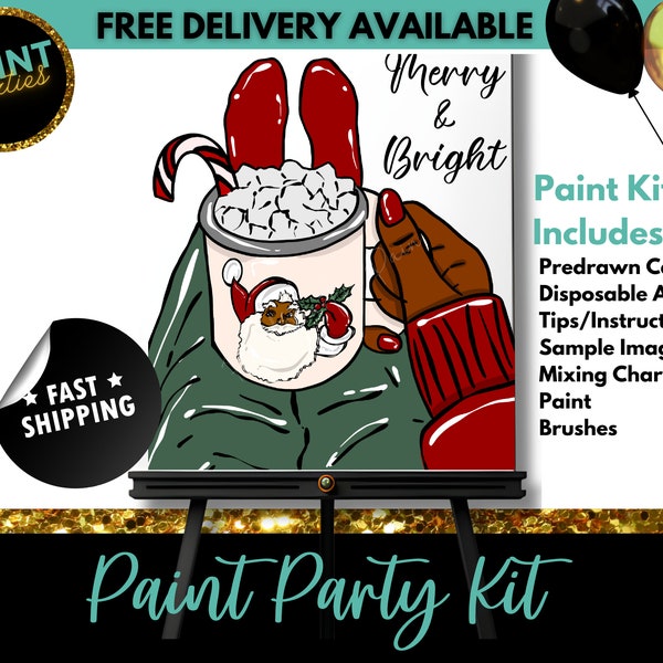 Paint and Sip Kit for Adults Etsy Australia