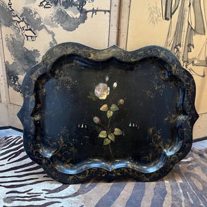 Mother of Pearl Laquered Tray