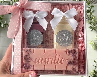 Auntie Gift Set - Best Auntie - Wax Melt Gift Set - Gifts For Her - Highly Scented Soy Vegan Wax Melts