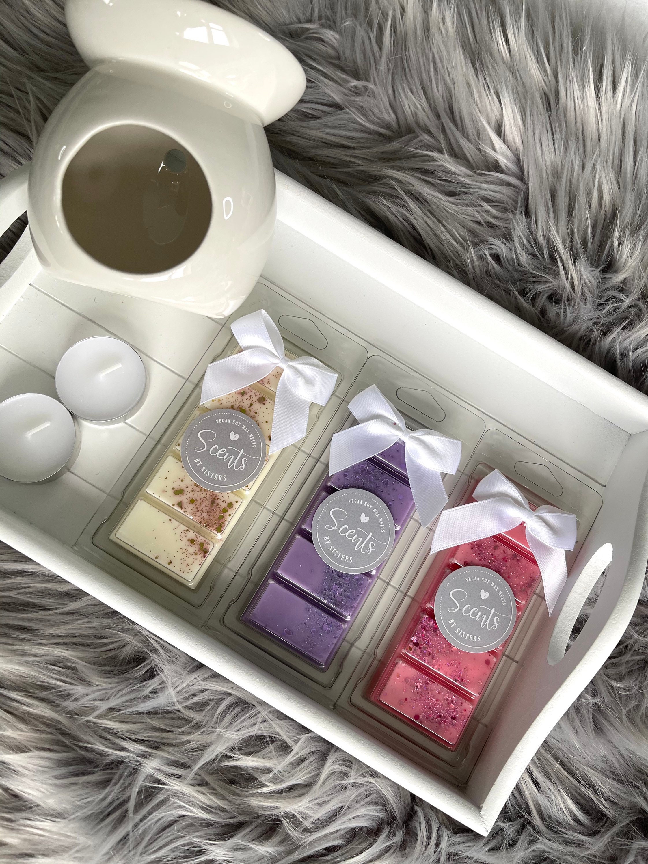 Wax Melt Gift Set Soy Wax Melts Gift Set 1 Burner 3 Snap Etsy