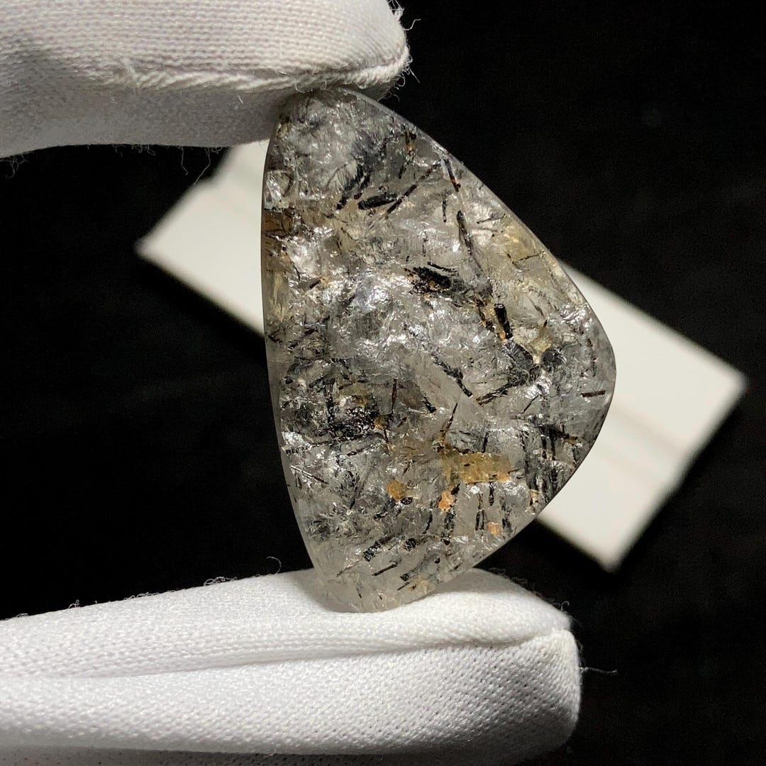 Lab Rutile Rough Deluxe Quality Black Rutile Rough Whole Sale Price. 36 X 25 X 9MM, 50 ...