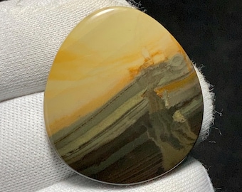 Awesome Polychrome Jasper Cabochons,  Natural Polychrome Jasper Gemstone, 32  x 28  x 4MM, 34.5ct, Loose Gemstone For Jewelry Making.