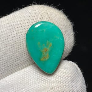 Top Quality Roy Stone  Mountain Turquoise, High Grade Royston Turquoise Vintage Style Gemstone Rare Collector Piece, 17x12x4MM, 6.1cts.
