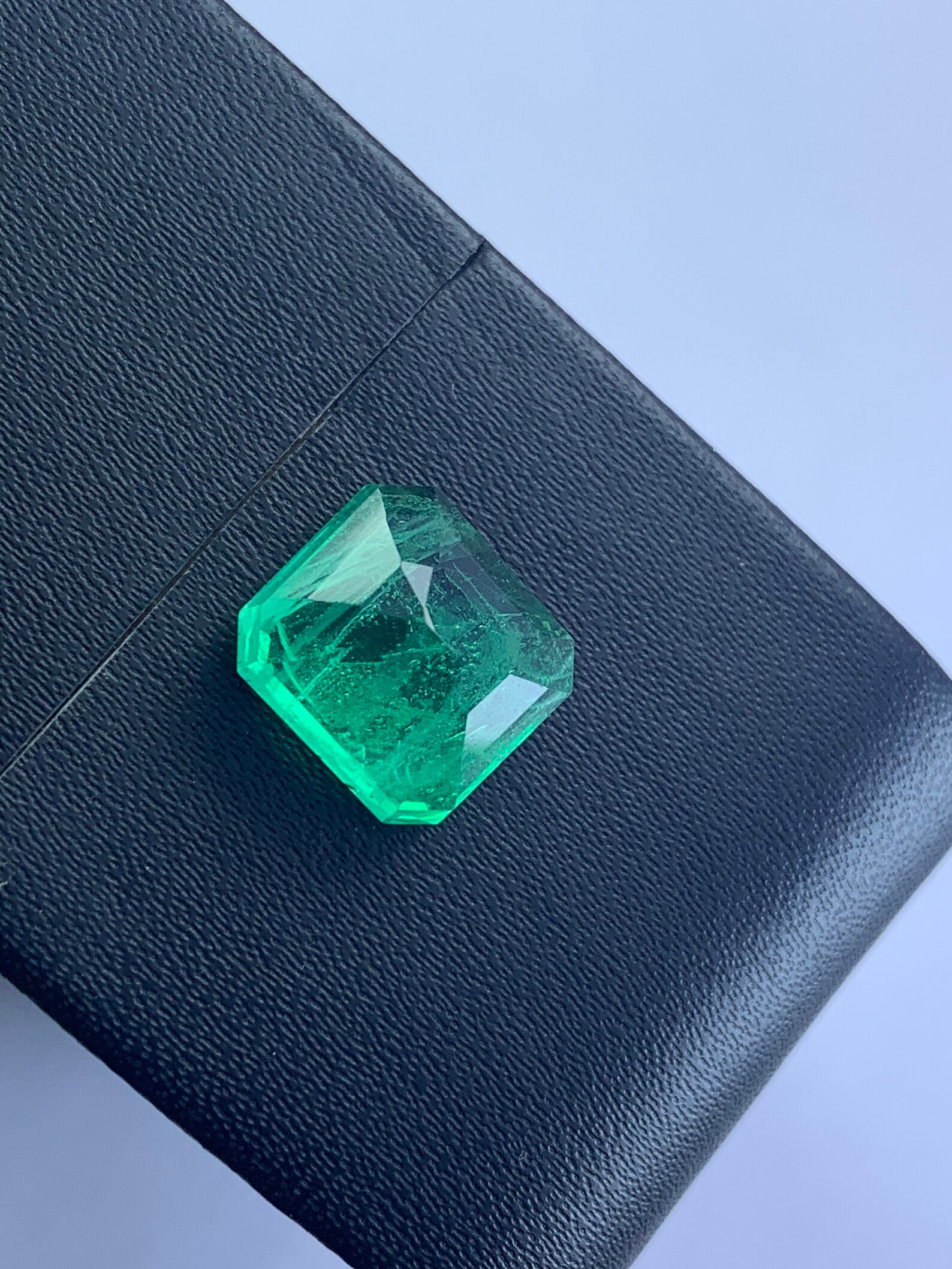 Very Rare synthetic emerald Gemstone AAA Quality 100 Etsy