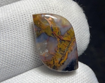 Top Grade Copper Chrysocolla Cabochon, Amazing Confetti Chrysocolla Copper Gemstone, Loose Stone For Making Jewelry, 7.30 Ct, 19 x 10 x 4mm