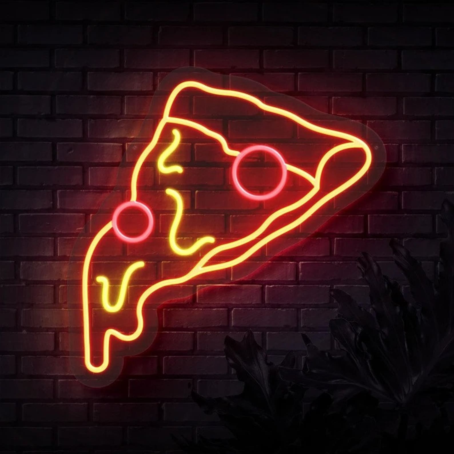 Pizza Slice Letrero de neón luces de neón letrero de neón | Etsy