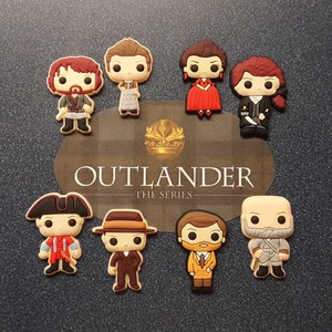 Outlander Inspired Characters Diamond Painting Cover Minder | Needle Minder | Magnet | Pin | Jamie Fraser | Claire | Jack Randall | Dougal