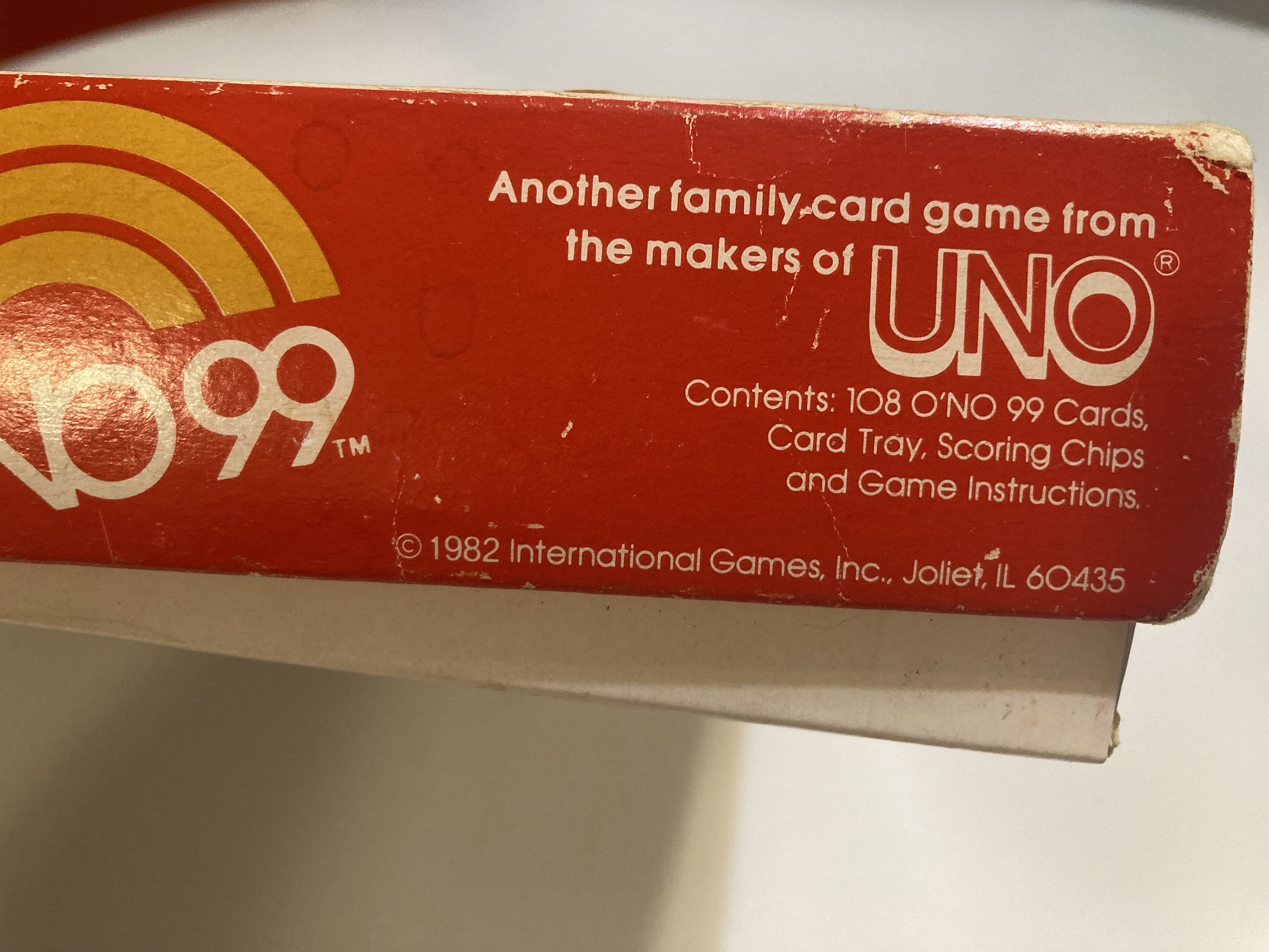 Vintage O'NO 99 Card Game 1982 - Etsy