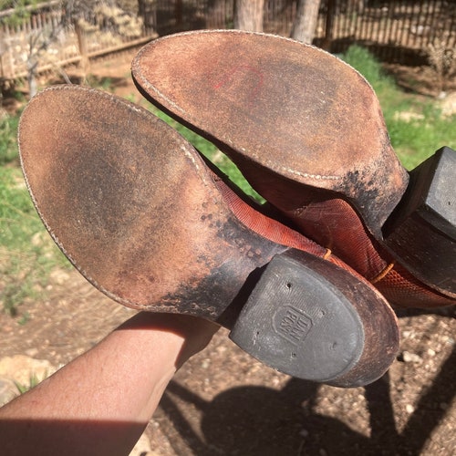 Vintage Dan Post Cowboy Boots Women Size store 5