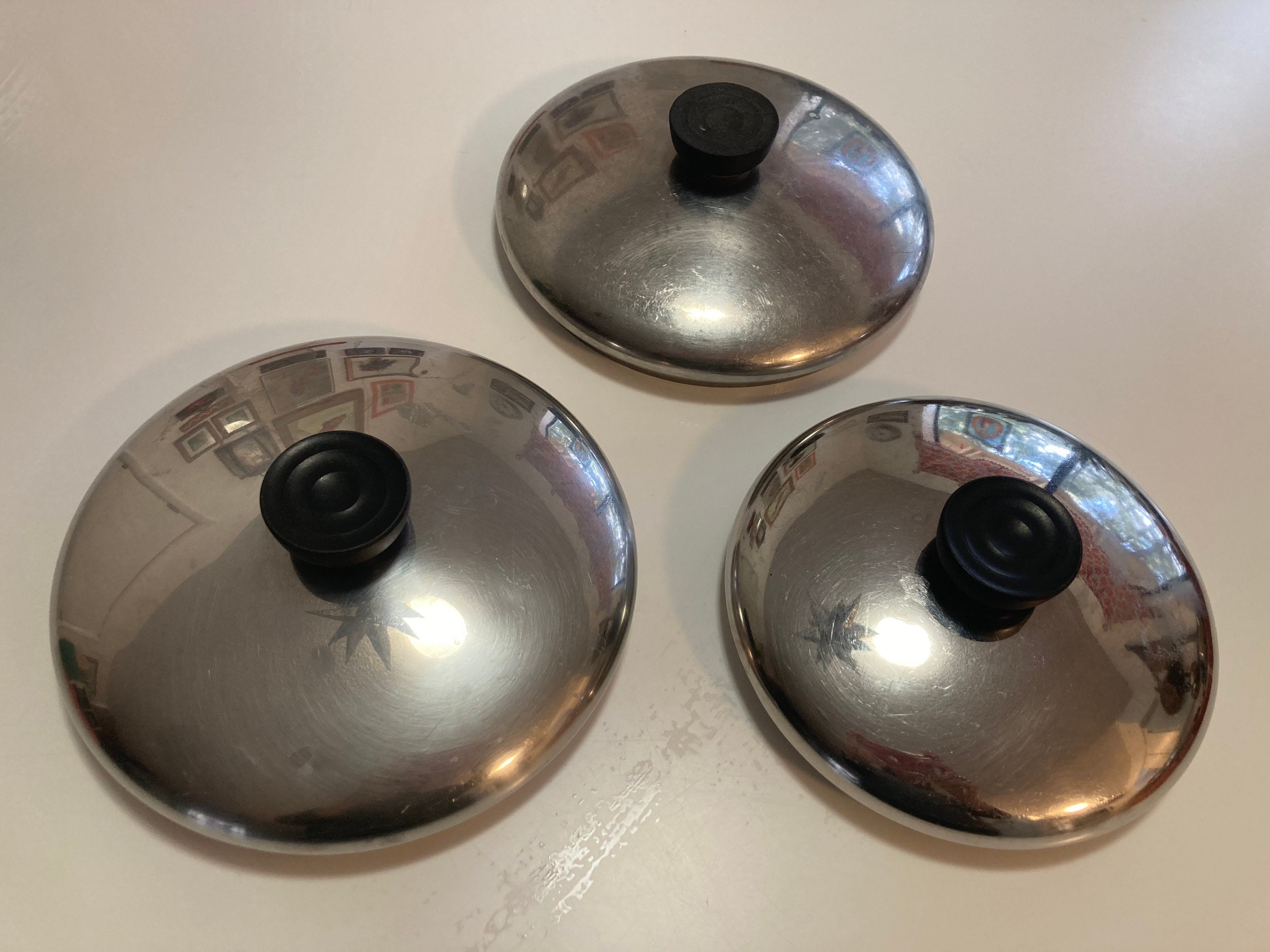 Revere Ware Replacement Stainless Steel LIds for pots & Pan 5 1/2