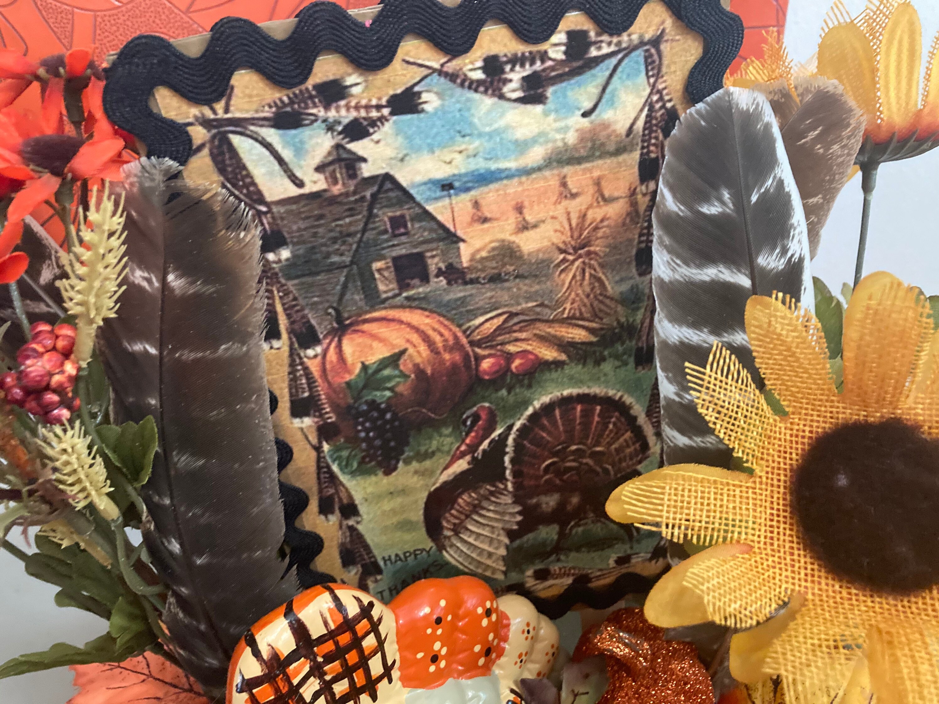 Vintage Style Thanksgiving Centerpiece Etsy