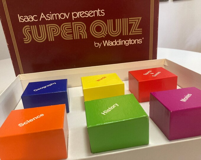 Vintage Isaac Asimov's Super Quiz Game Etsy