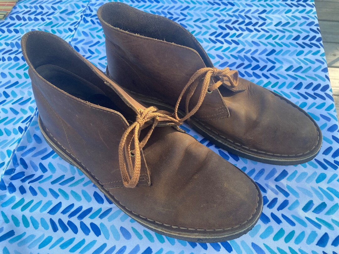 Vintage Clarks Desert Boots Men Size 9 Etsy