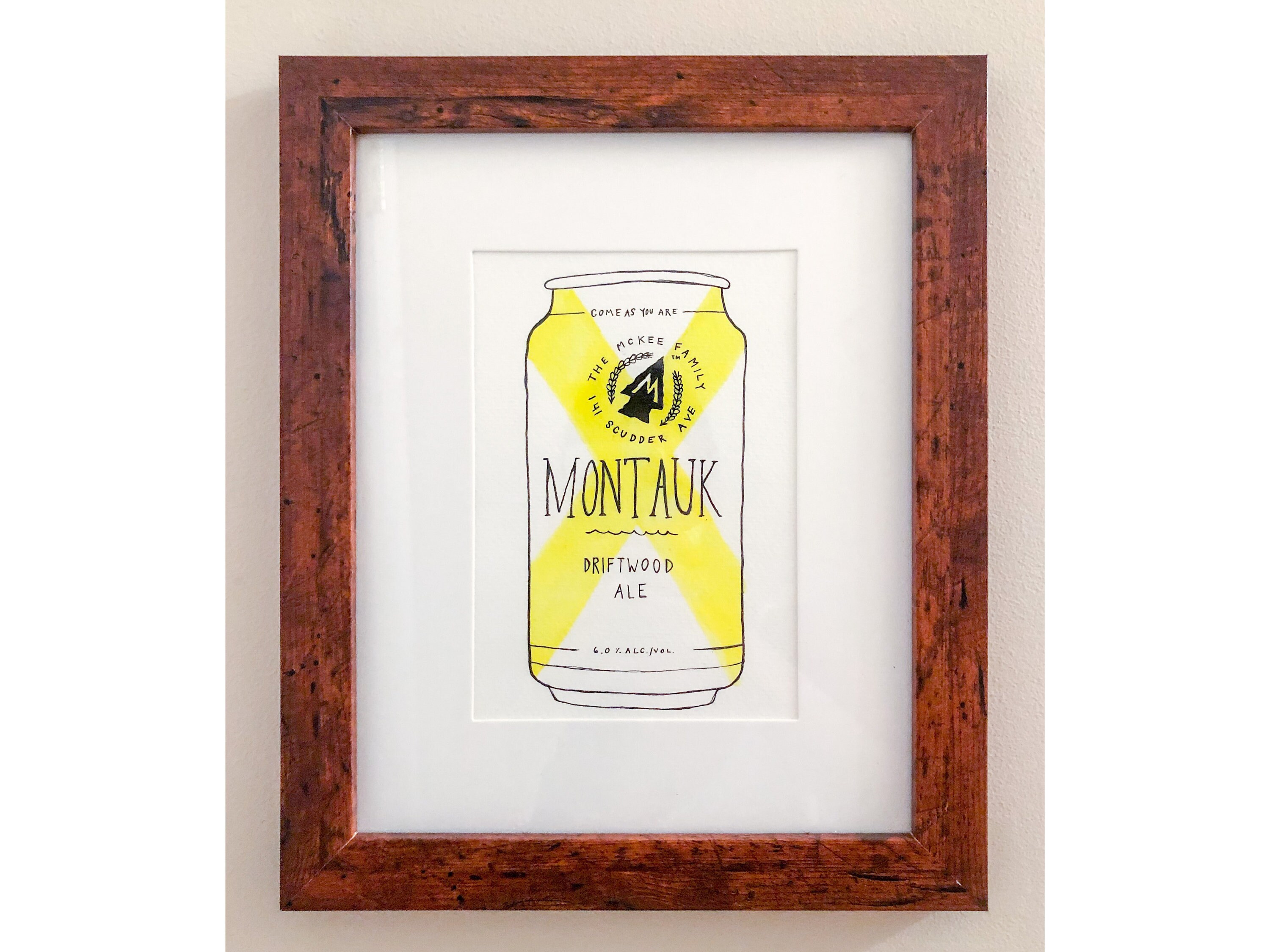Customized Beer Can Painting Etsy