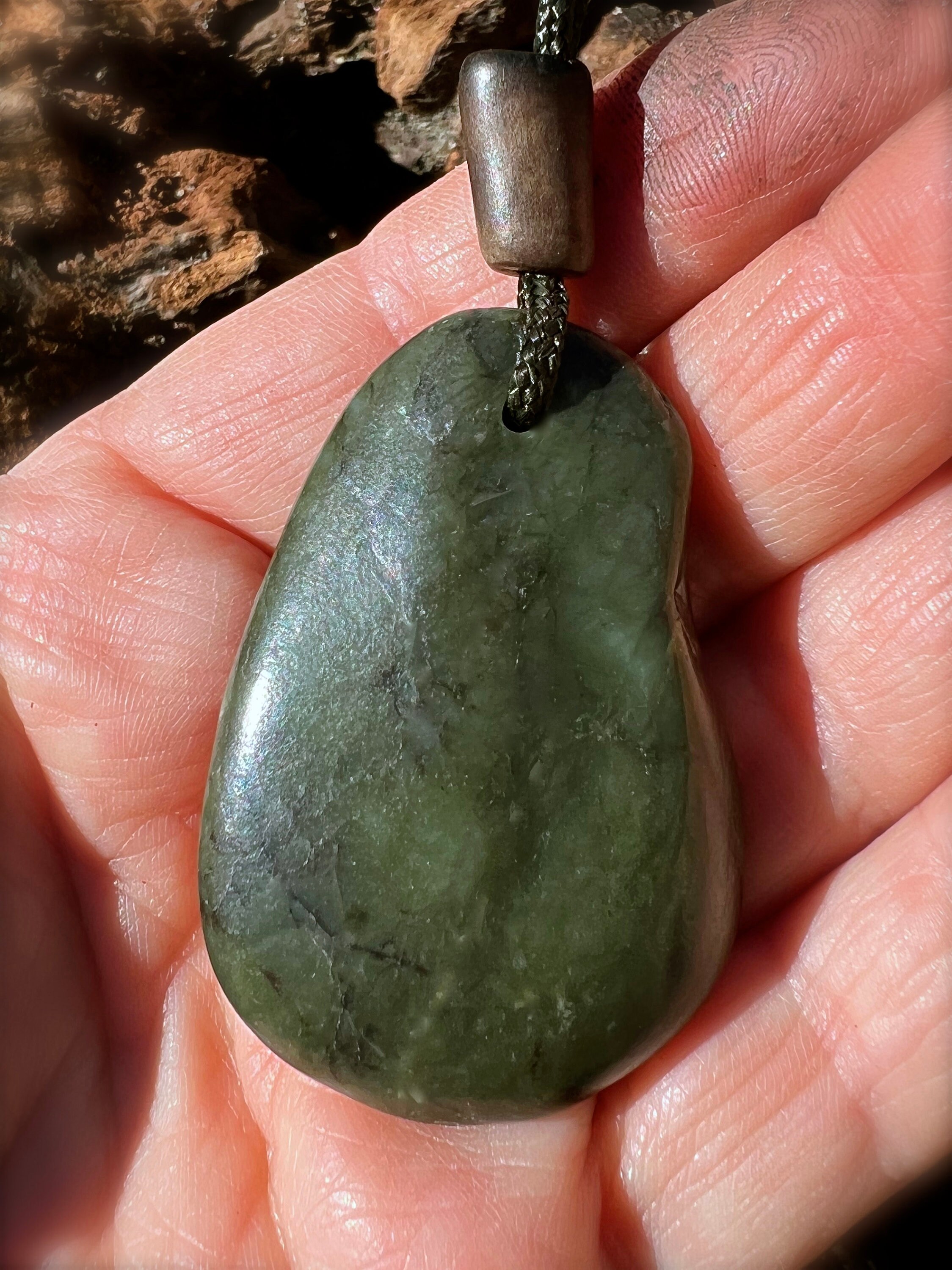Unique Shapes Collection Big Sur Jade Pendant Etsy