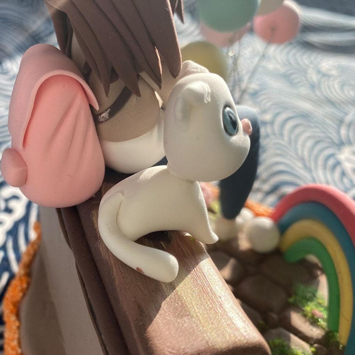 Clay Figurines of Anime and Cartoon Style for Birthday Etsy