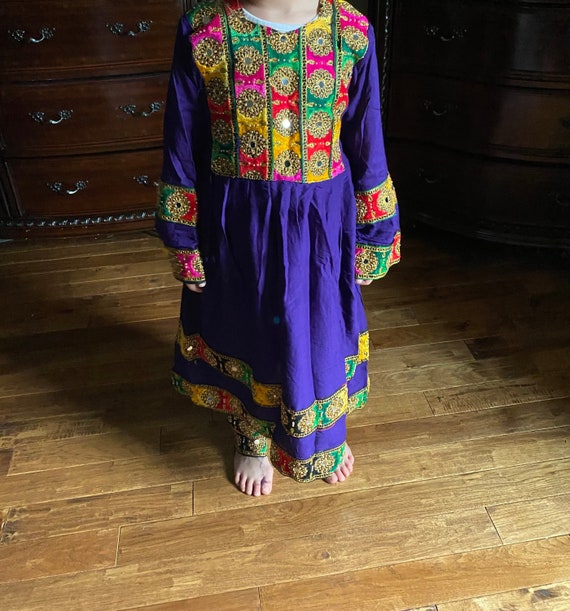 Pour les 6 à 7 ans Robe Eid Robe afghane Robe femme brodée à - Etsy France