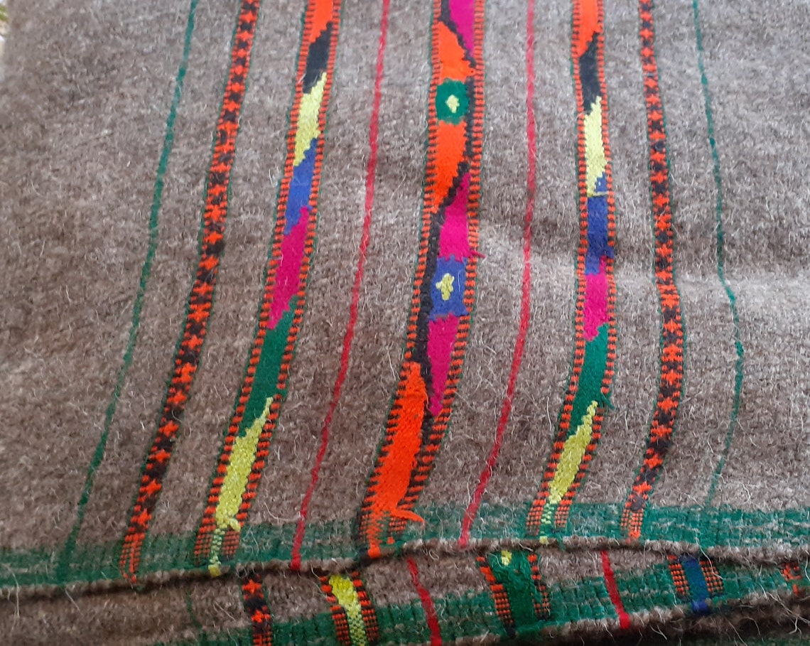 Handmade embroided pakol chitrali shawl for men winter shawl | Etsy