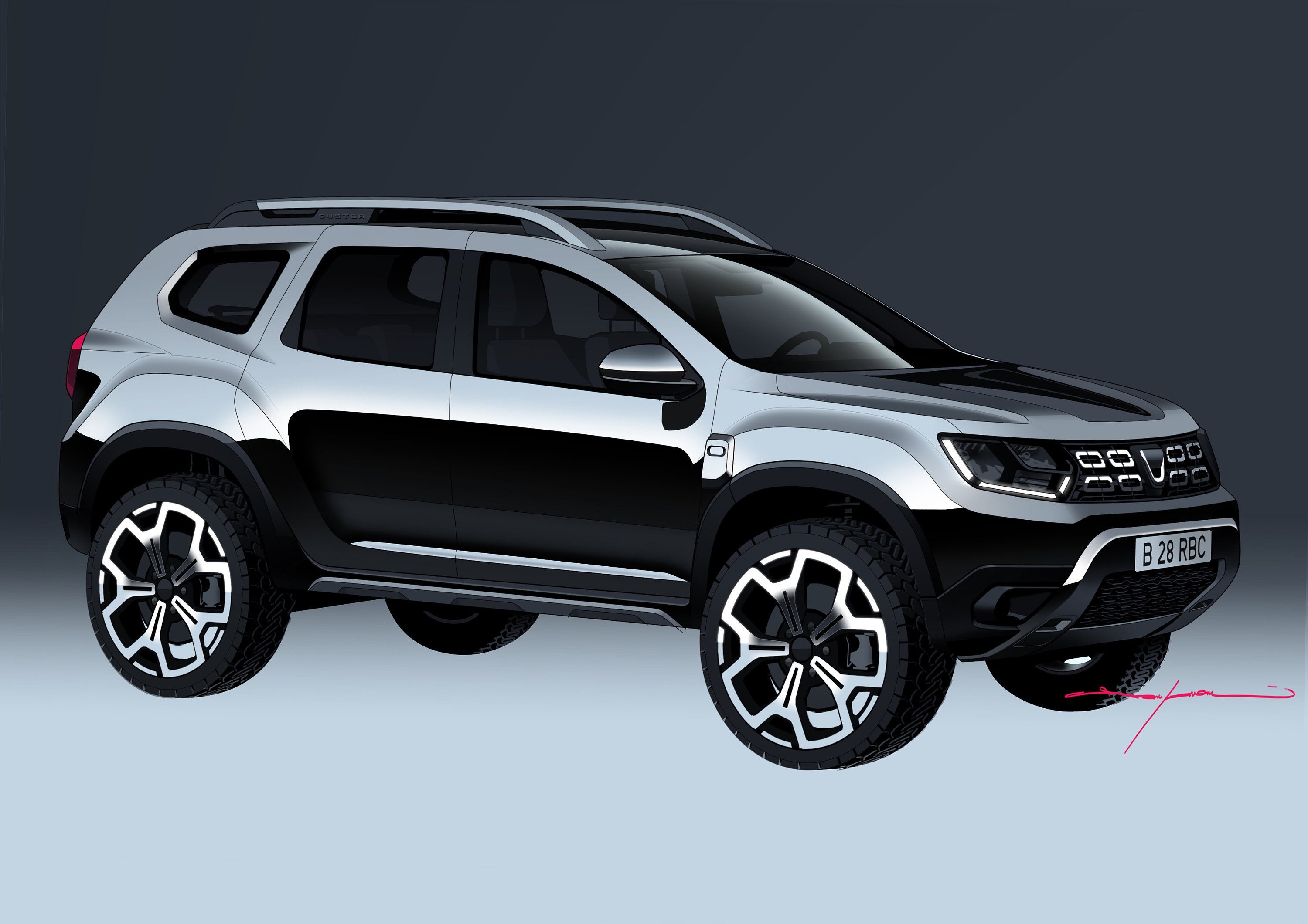 Dacia Duster / Poster / DIGITAL DOWNLOAD / limited edition Etsy