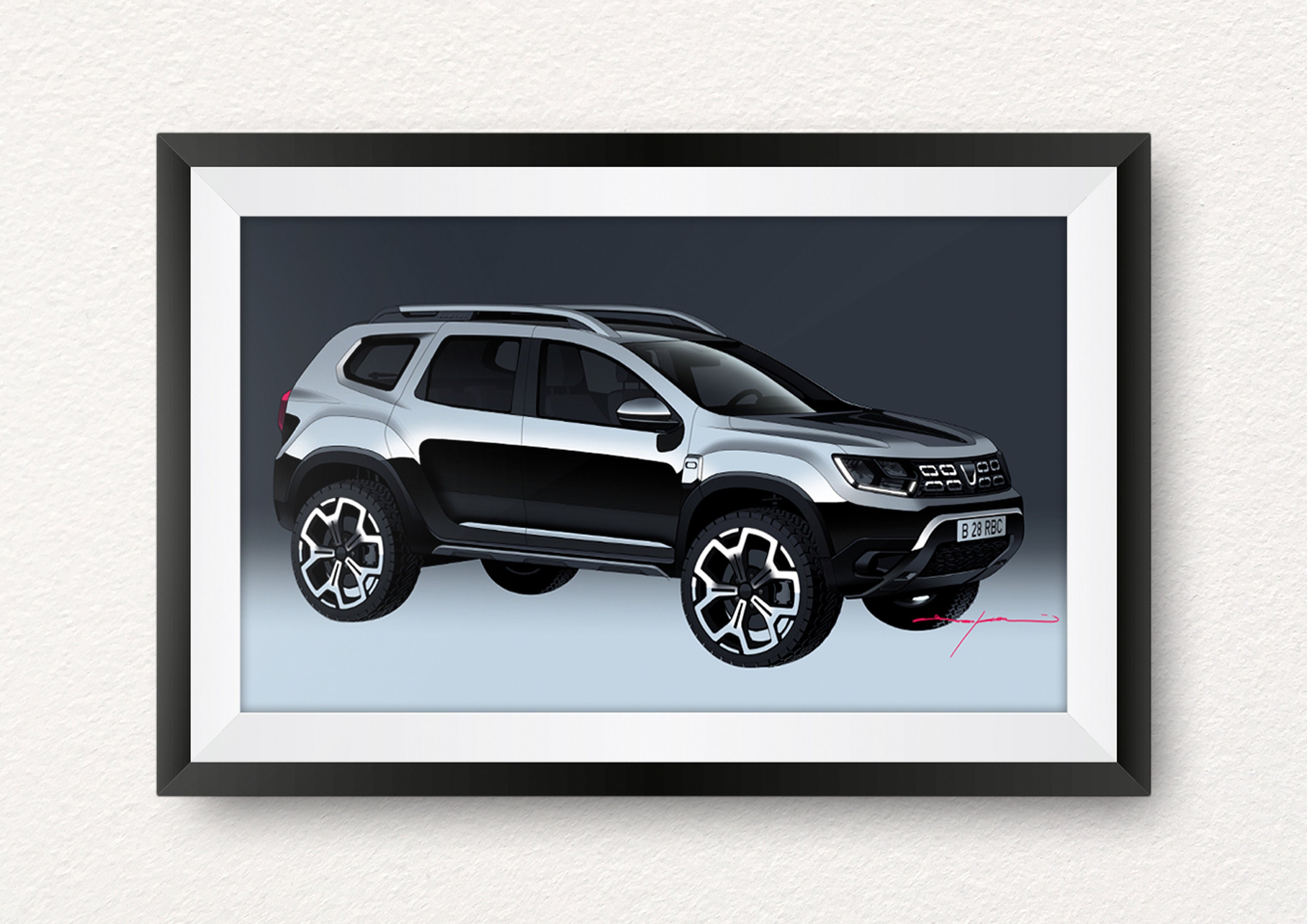 Dacia Duster / Poster / DIGITAL DOWNLOAD / limited edition Etsy