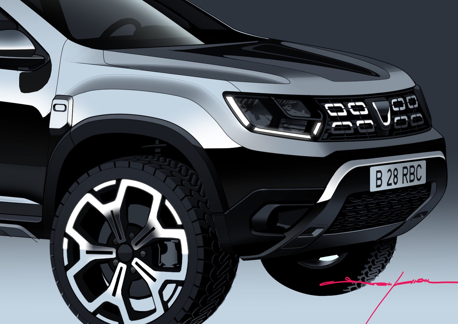 Dacia Duster / Poster / DIGITAL DOWNLOAD / limited edition Etsy