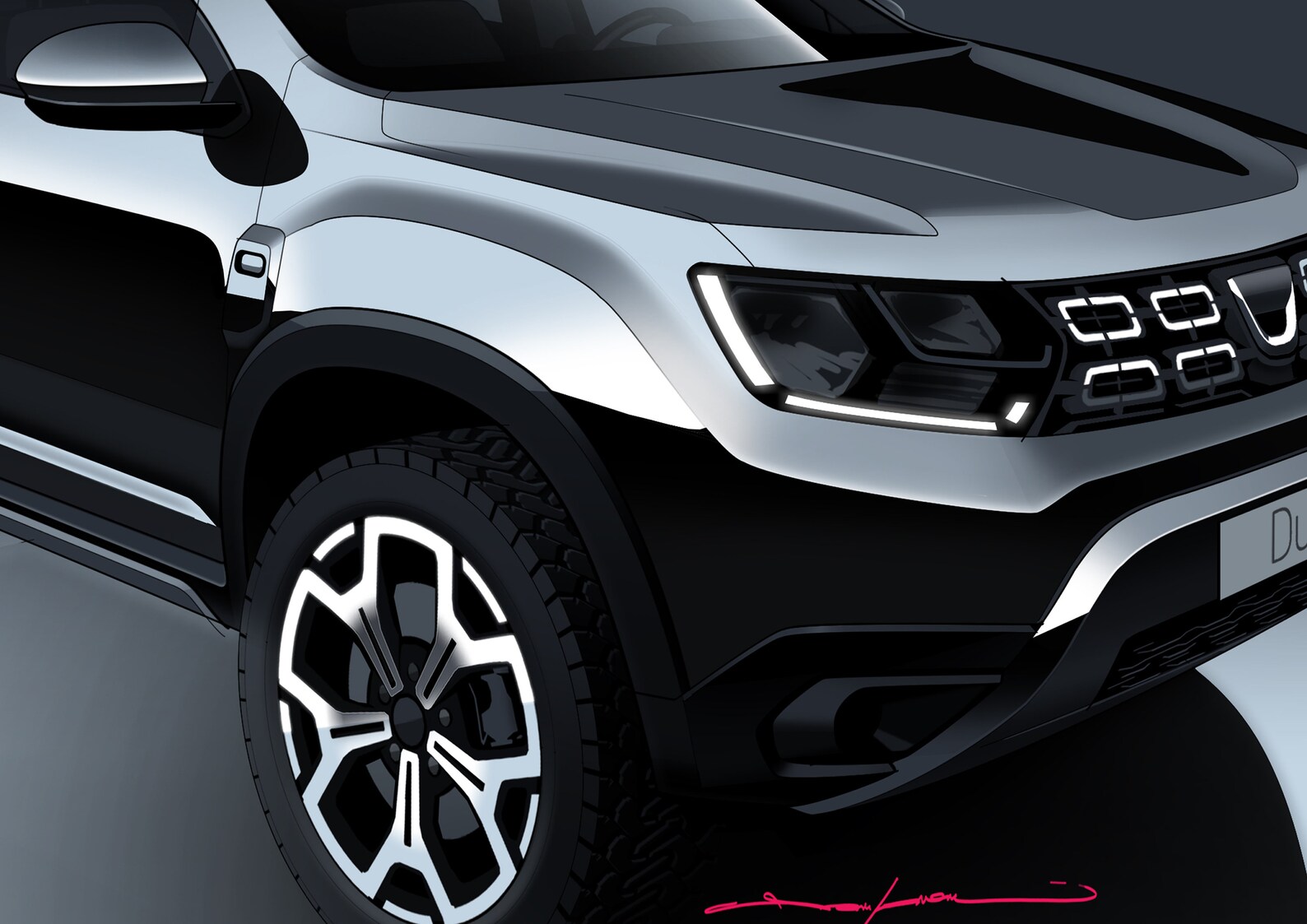 Dacia Duster / Poster / DIGITAL DOWNLOAD / limited edition Etsy