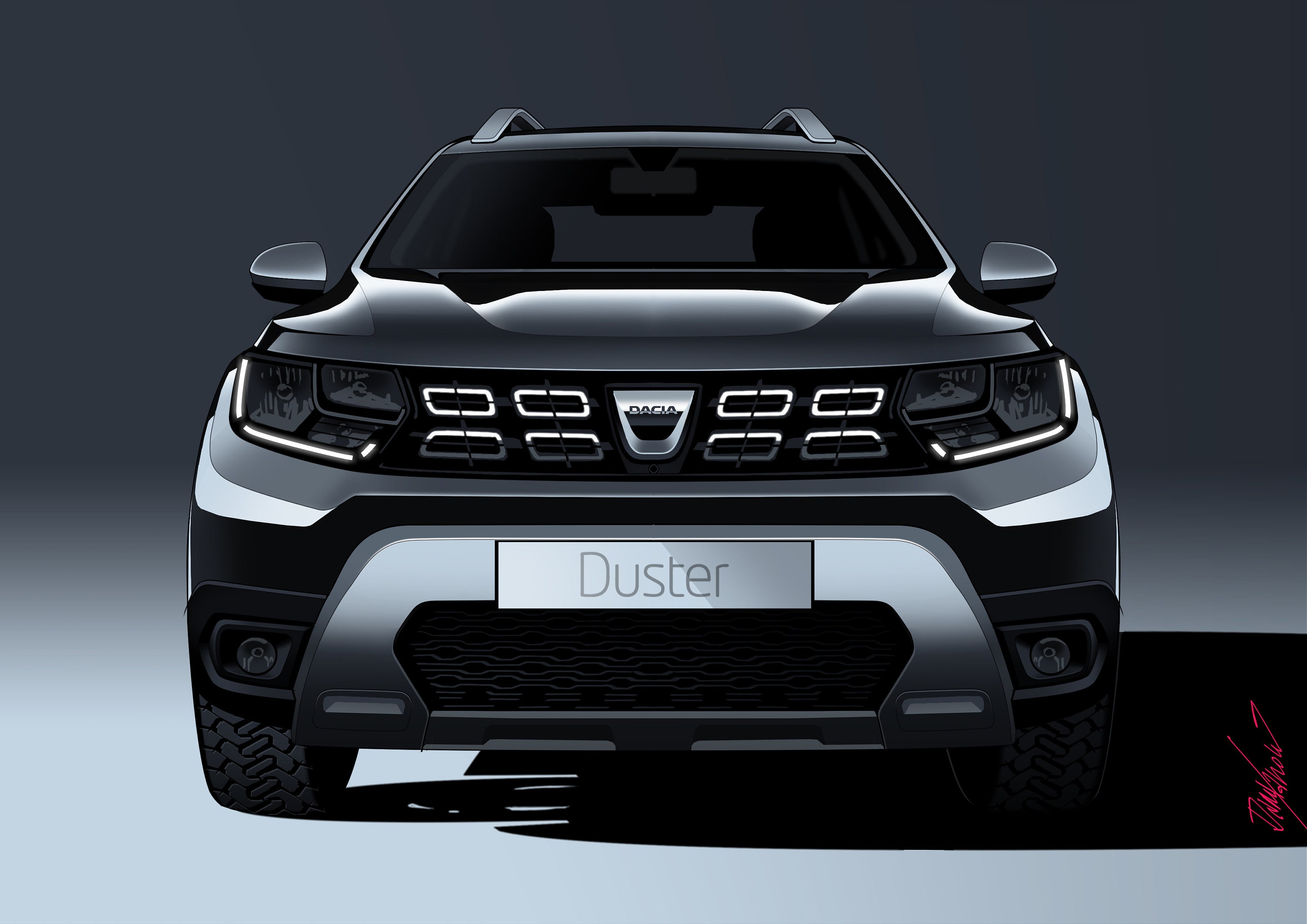 Dacia Duster / Poster / DIGITAL DOWNLOAD / limited edition up Etsy