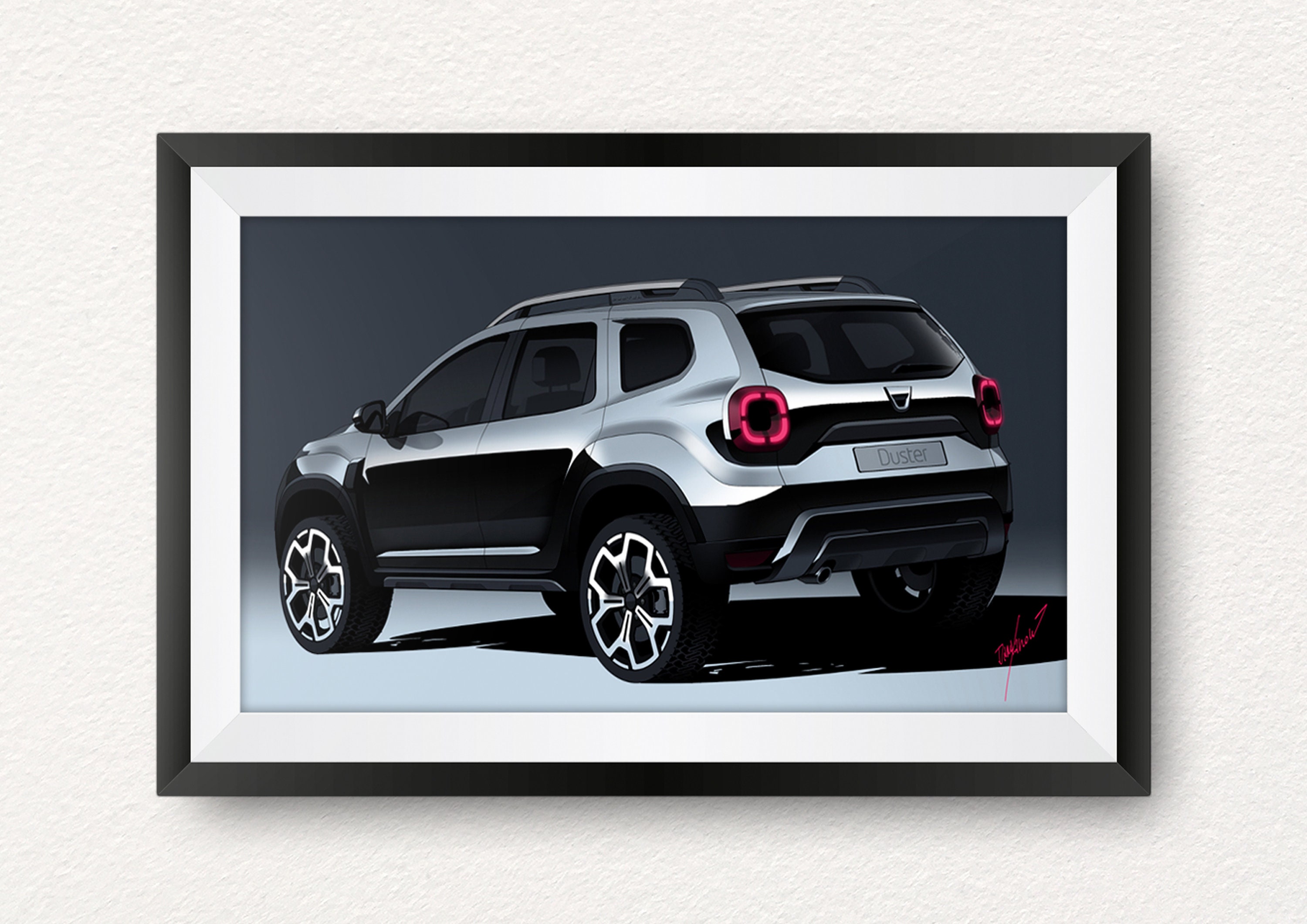 Dacia Duster / Póster / DESCARGA DIGITAL / edición limitada Etsy