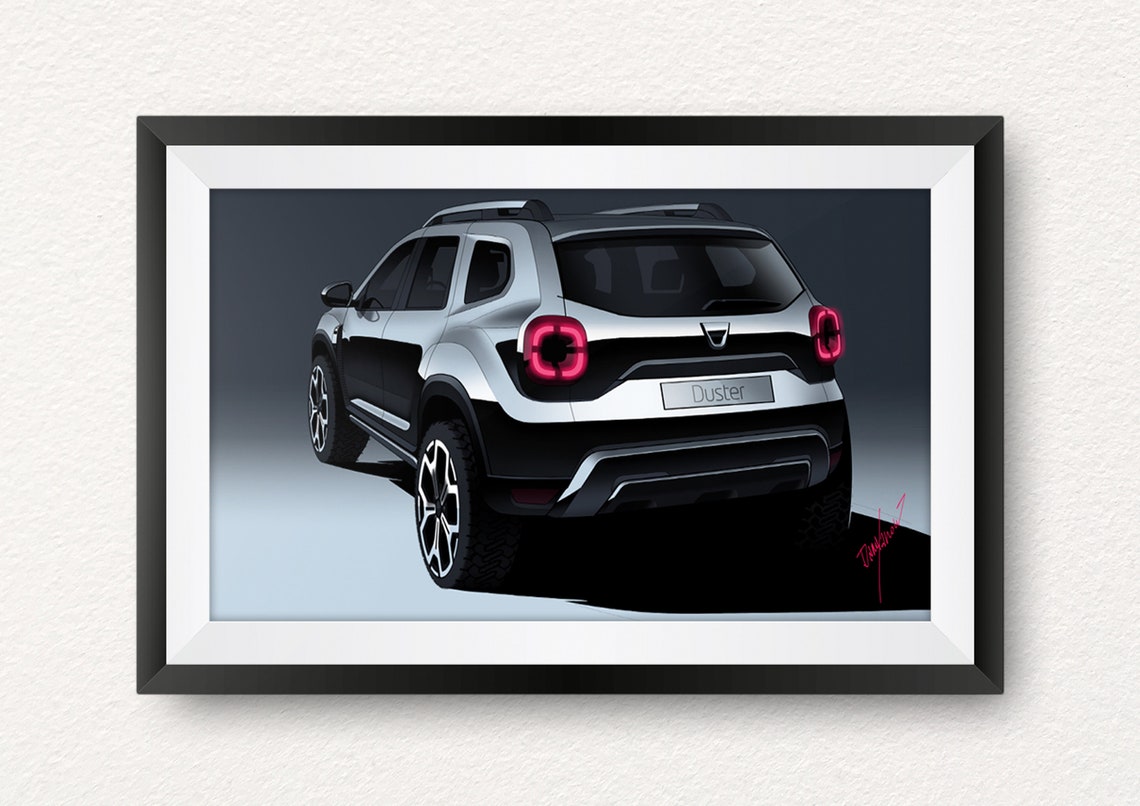 Dacia Duster / Poster / DIGITAL DOWNLOAD / limited edition Etsy