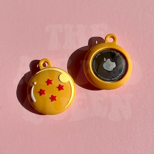 Porte-étui Airtag pour ballon d'anime | Support pour AirTag Dragon Ball | Porte-clés AirTag, médaille AirTag chien chat, étui AirTag Pet Tracker