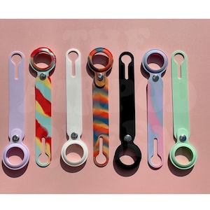 Silicone AirTag Case Holder | Multiple Colors | AirTag case | silicone case | AirTag keychain holder | air tag cover | AirTag keychain
