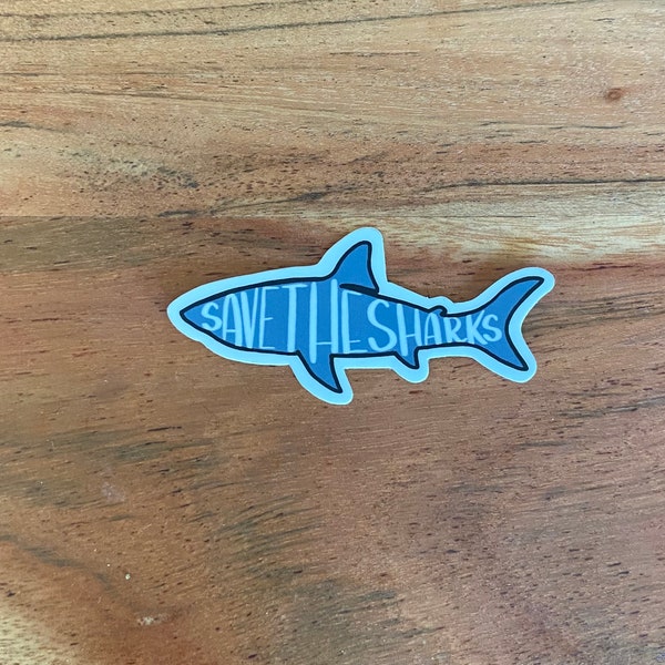 Save the Sharks Sticker