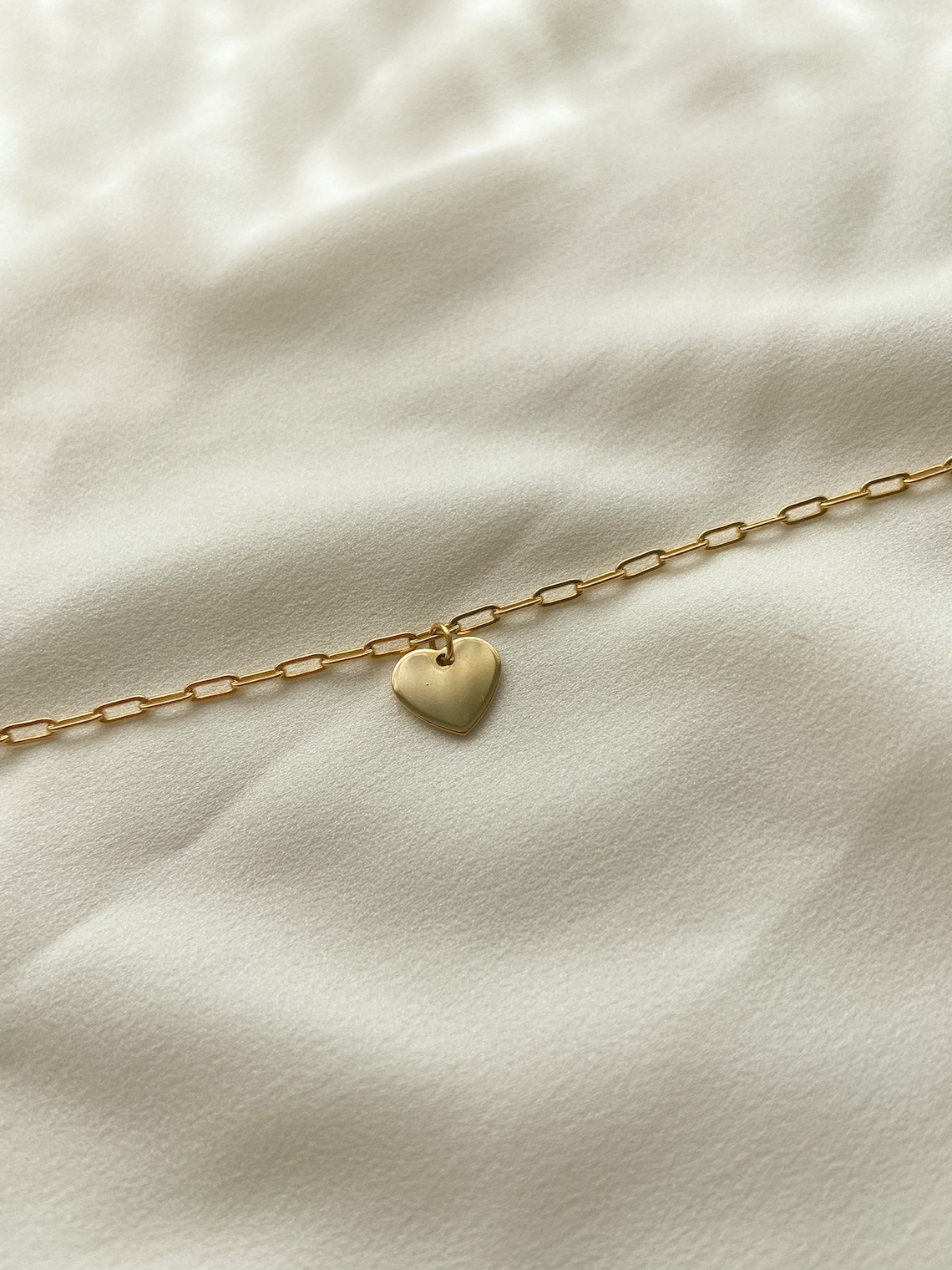 Gold Plated Heart Charm Bracelet 24k Gold Plated Bracelet | Etsy