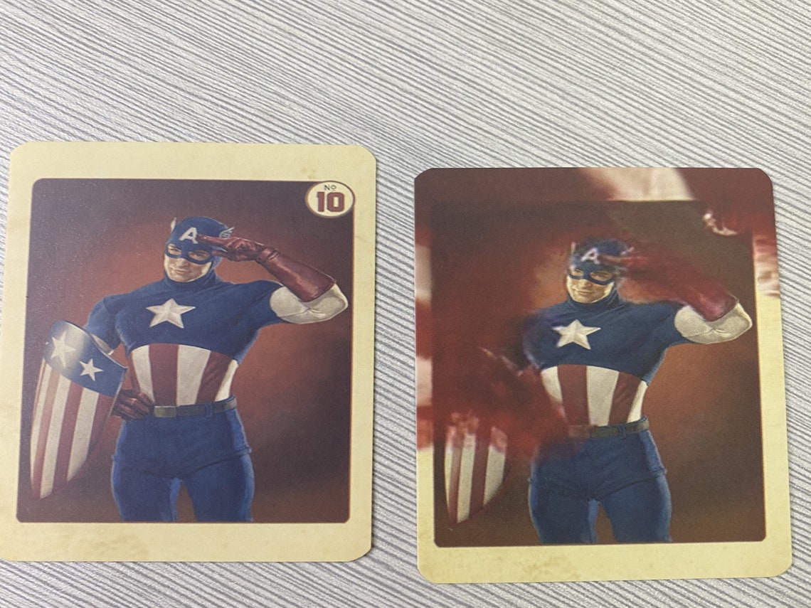 Set Of 27 Captain America Trading Cards Steven Rogers Etsy