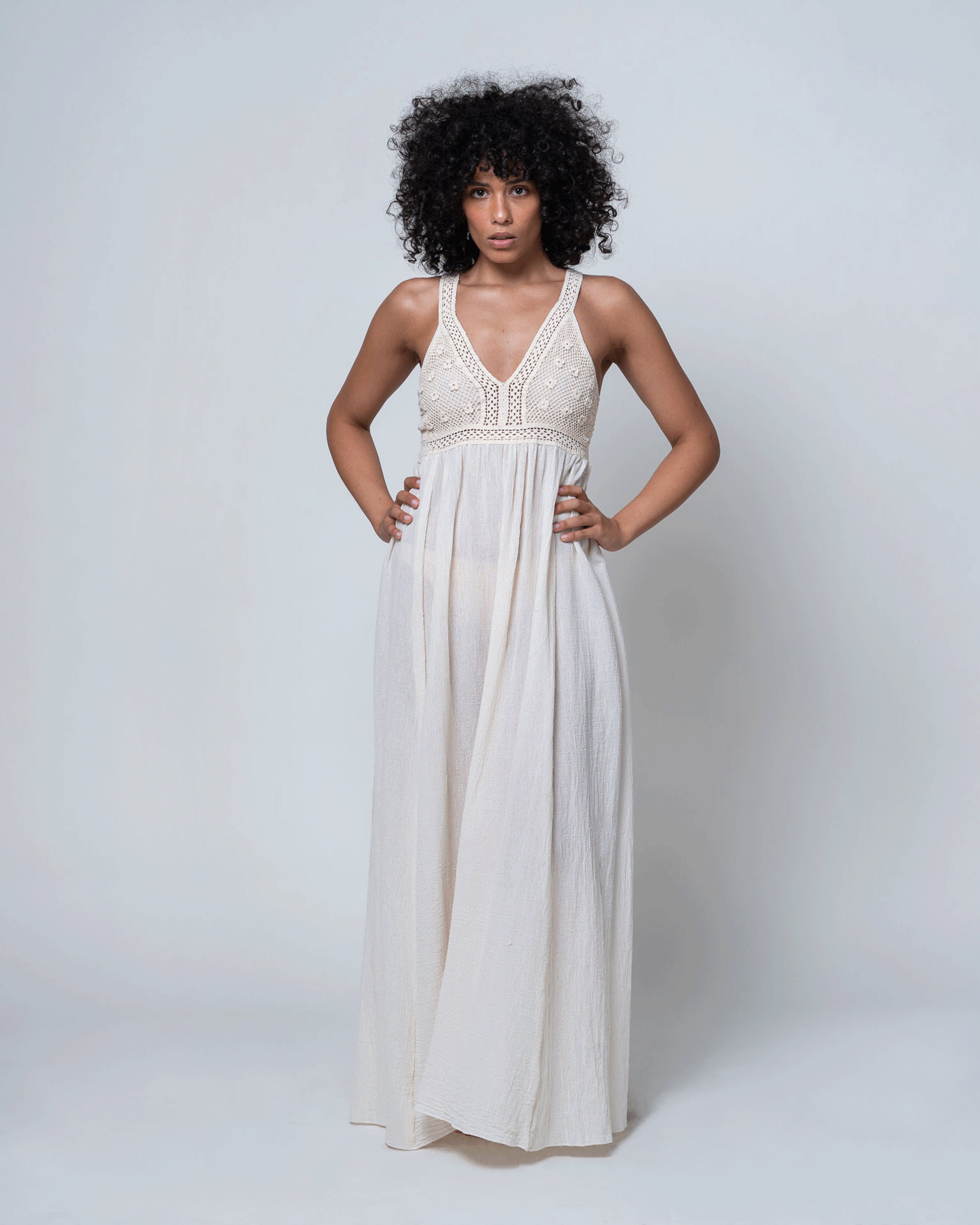 crochet beach wedding dress Nev