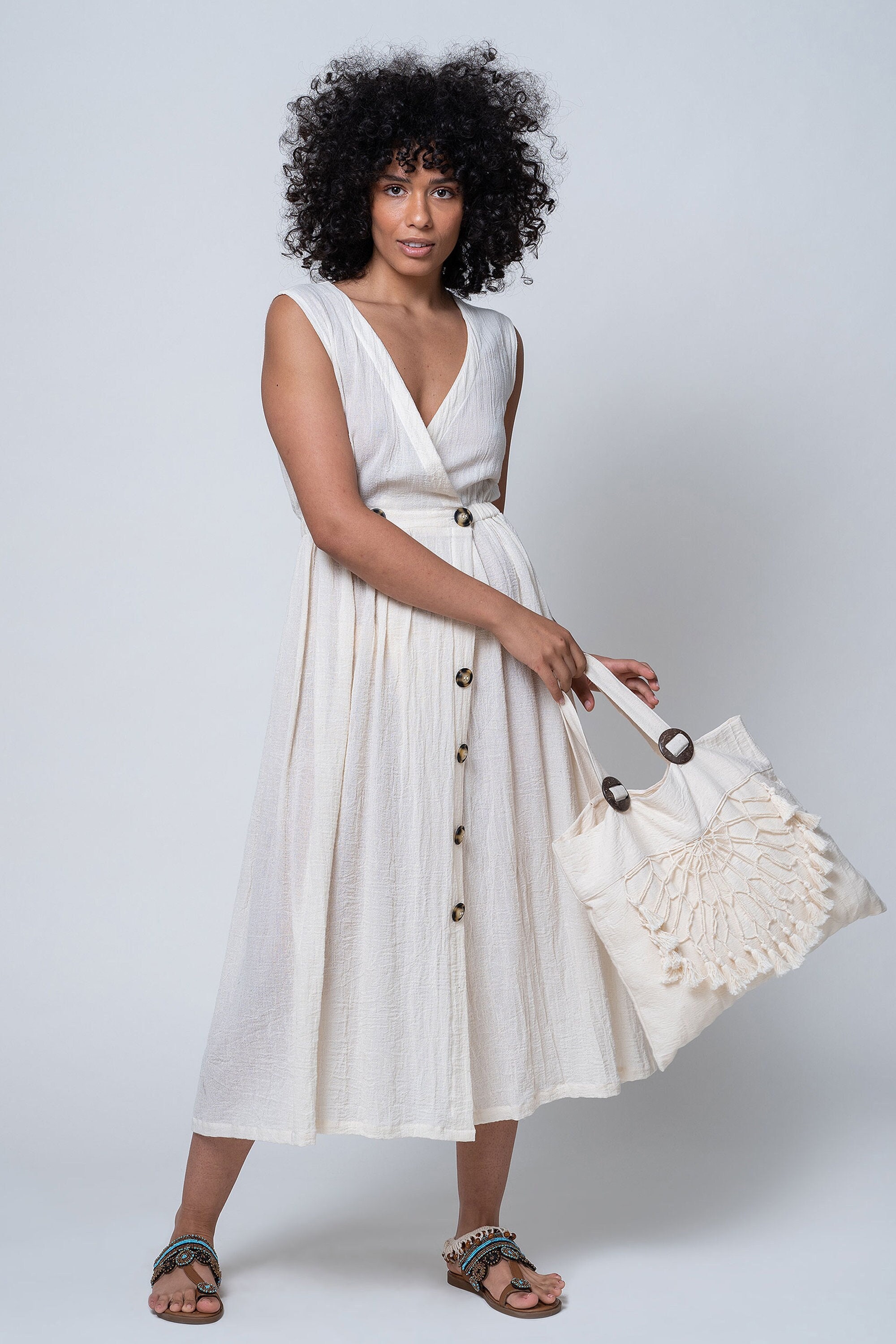 organic cotton boho dresses Organic Cotton Boho Summer Dress