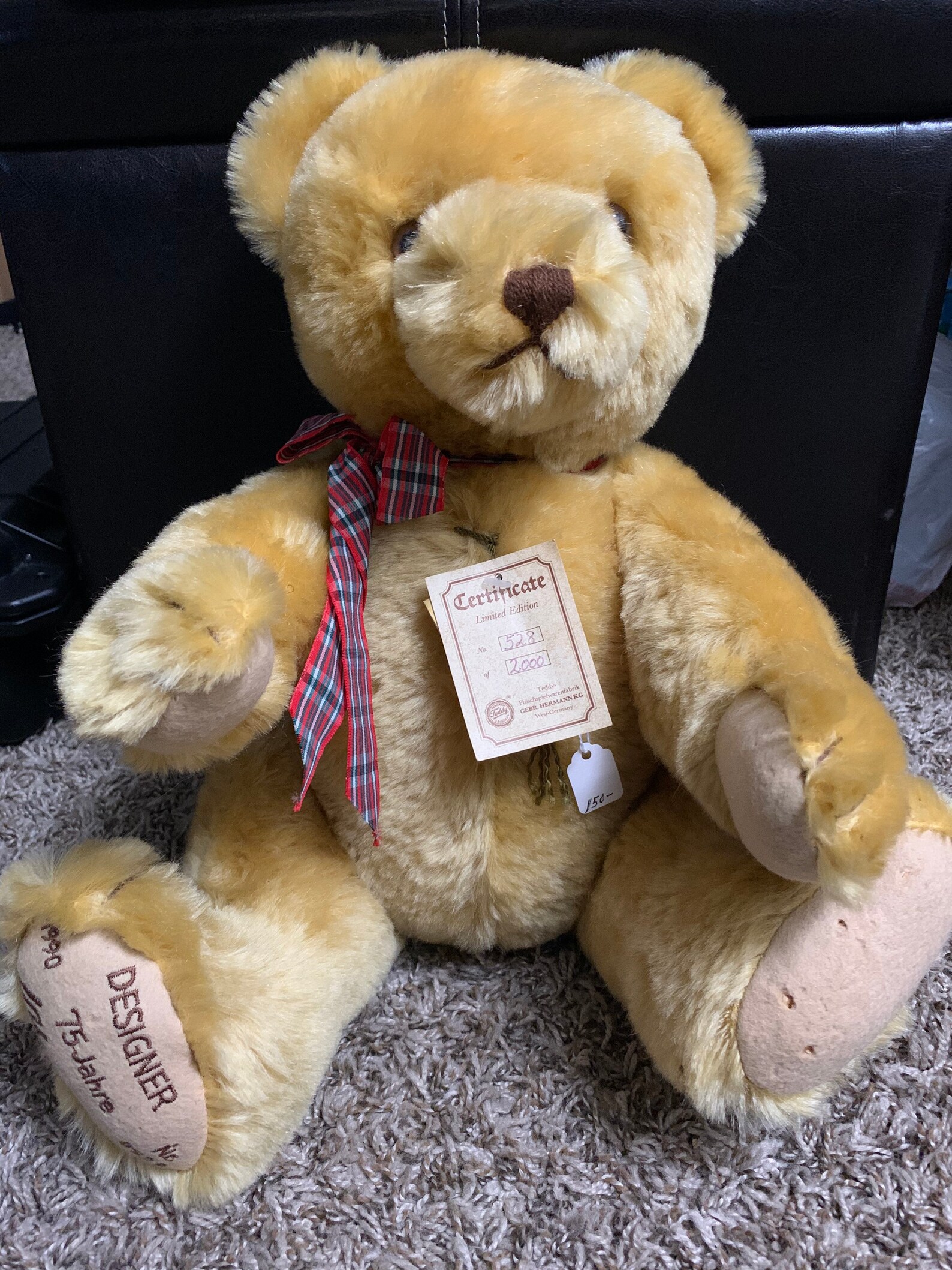 Vintage Limited Edition Hermann Bear Etsy