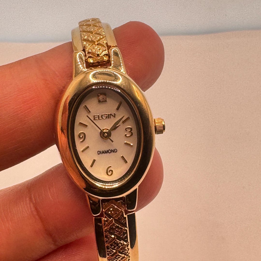 Elgin Classic Watch , Extra Small Size 18mm Diameter , Refurbished Item ...