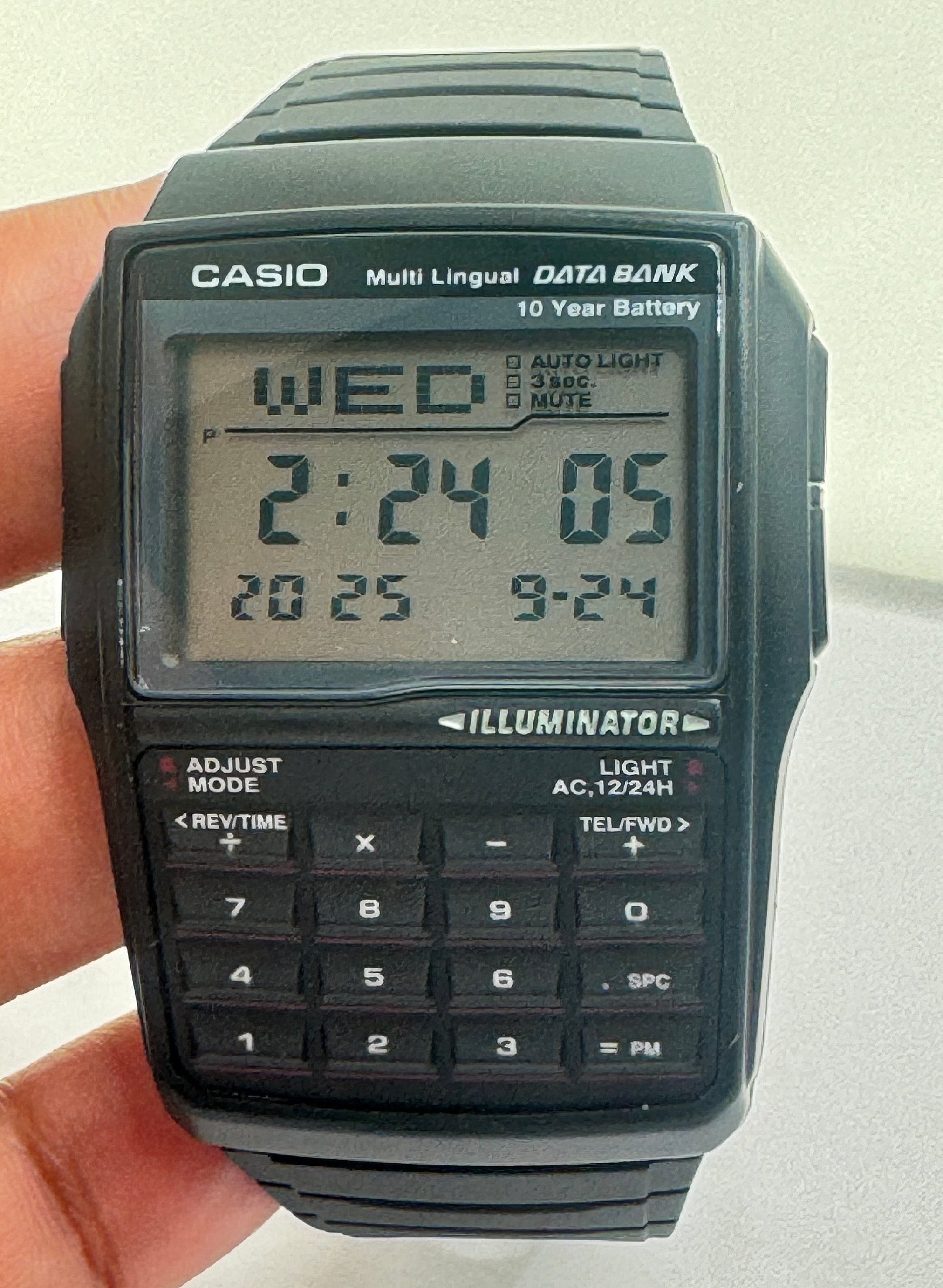 Casio Calculator for Men , Oversized for Ladies ,rubber Plastic