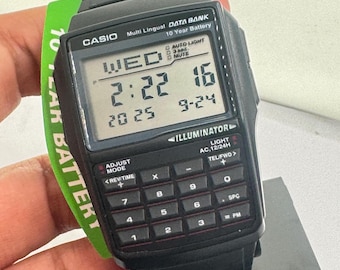 Vintage Casio DBC-V500 Easy Rec Data Bank Wrist Watch Telememo