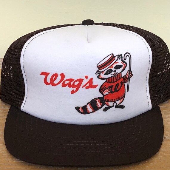 vintage WAG'S Family Restaurant Trucker Hat Men Wa