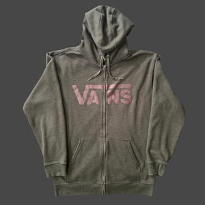 限定値下げ！希少L！〜90s VANS Caly Breed パーカー　フーディ 90s Vans Hoodie - Etsy