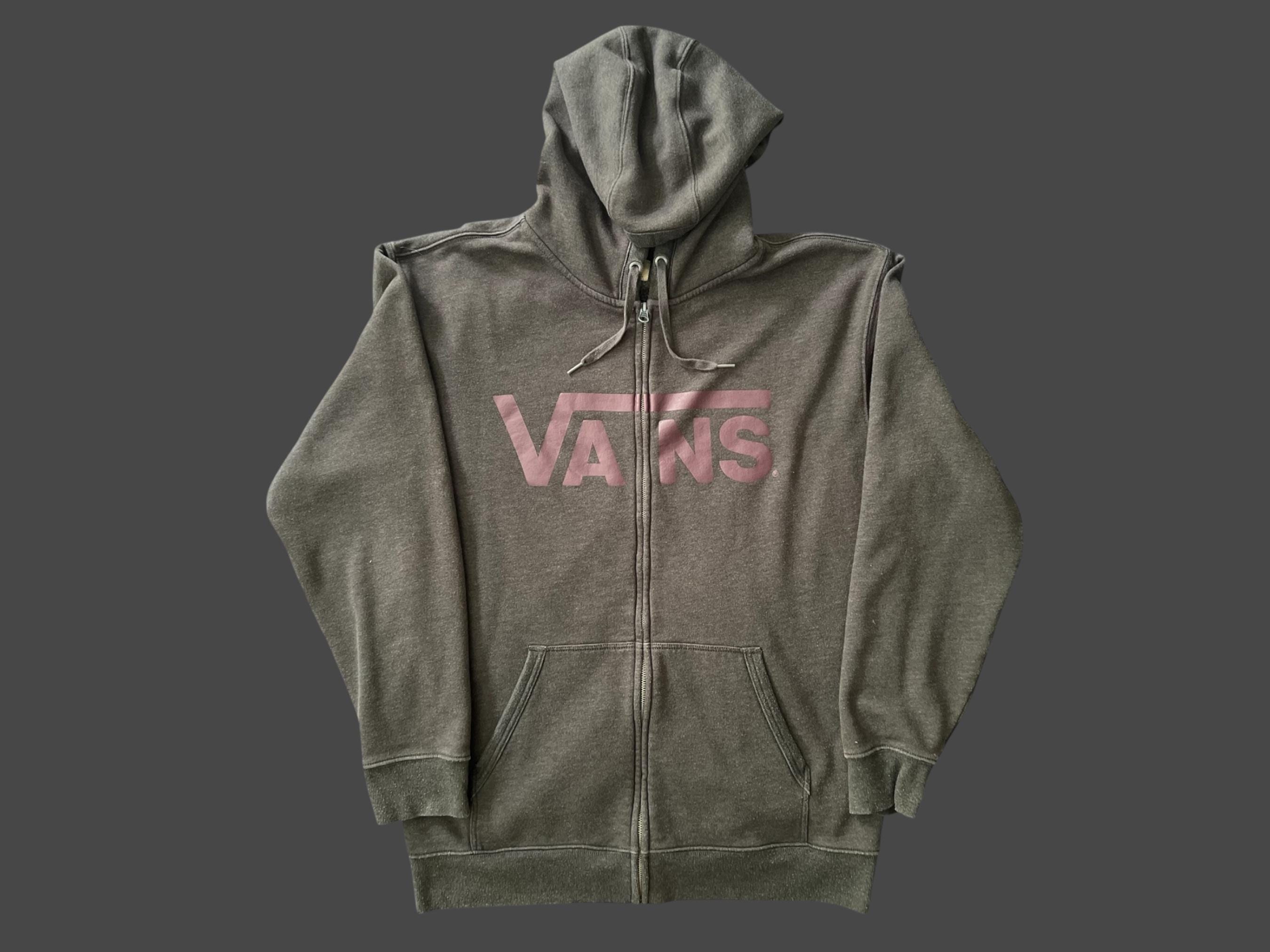 90s 00s vans archive hoodie 短丈　スケーター　y2k 90s Vans Hoodie - Etsy