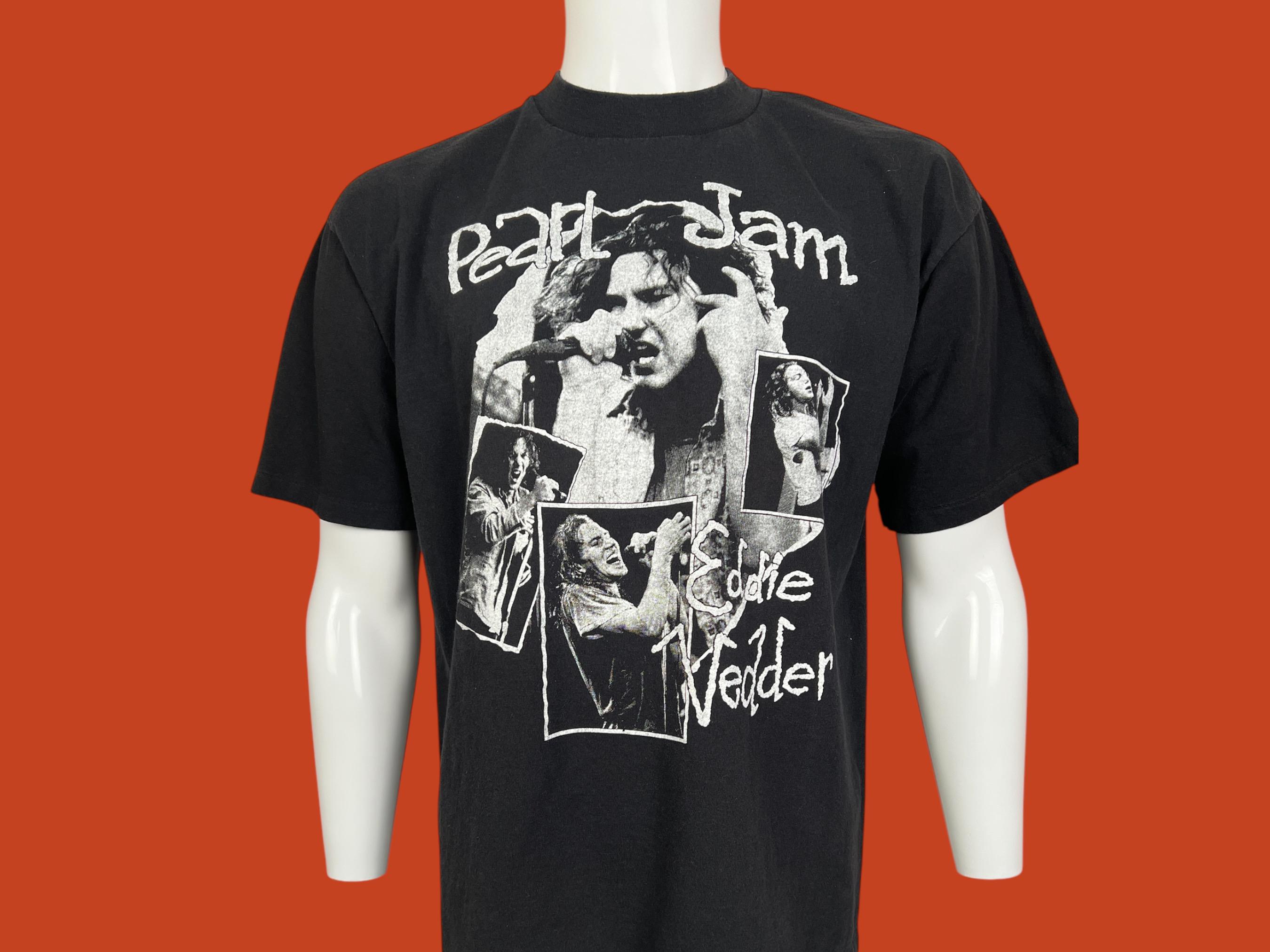 Vintage 90s Pearl Jam Eddie Vedder Grunge Nirvana Band Concert