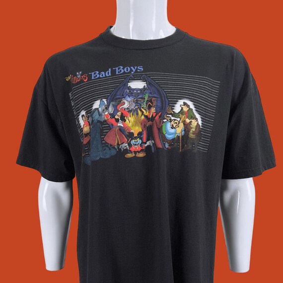 通販 後払い 希少 Disney L バッドボーイズ ヴィランズ Bad Boyz T