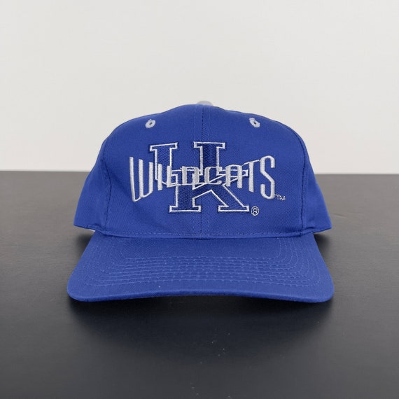Vintage Kentucky Wildcats NCAA Blue Snapback Base… - image 1