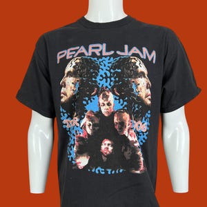 Vtg 2003 Pearl Jam Riot Act Concert T-shirt Black XL Y2K