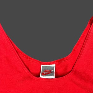Camiseta Nike Air Jordan NBA Michael Jordan Chicago Bulls de los años 90, roja, de una sola puntada, usada, 50,8 x 66,6 cm, talla S imagen 3